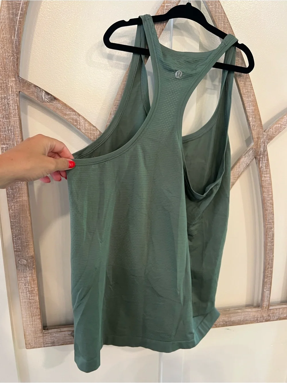 lululemon athletica Forest Green Racerback Tank